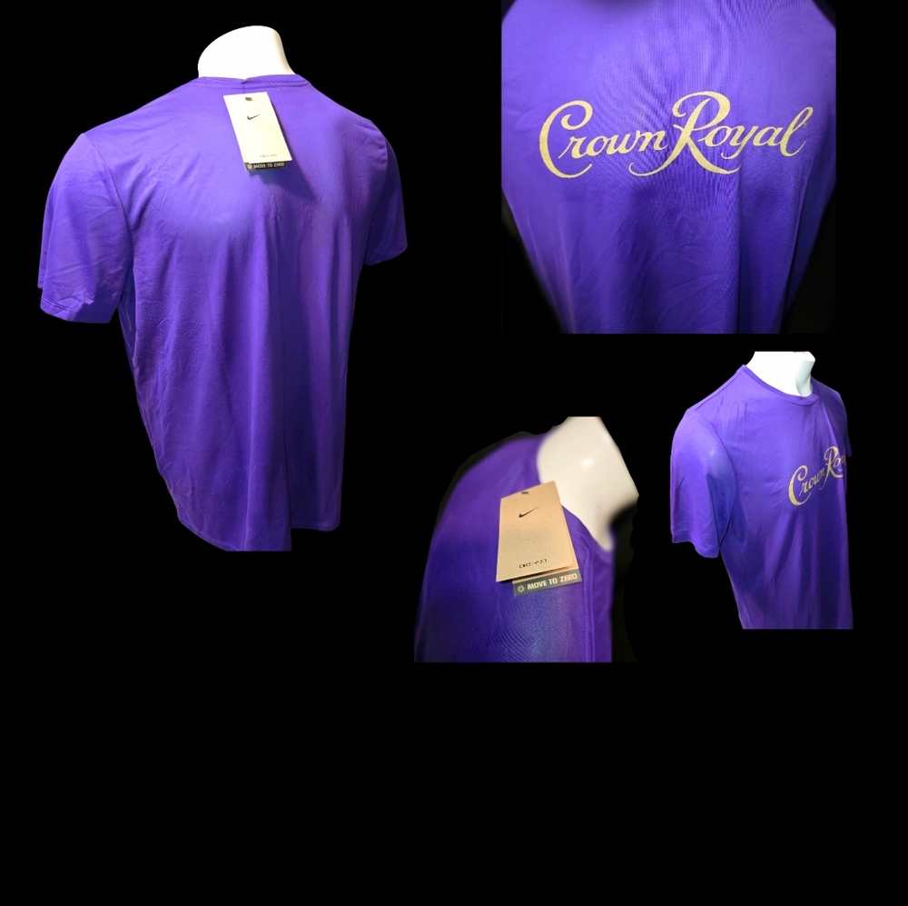 Nike Men's Official Crown Royal Purple T-Shirt! XL it's available here only! NWT